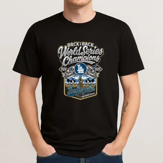 Dodgers Back 2 Back World Series Champions Shirt theclothingtribe