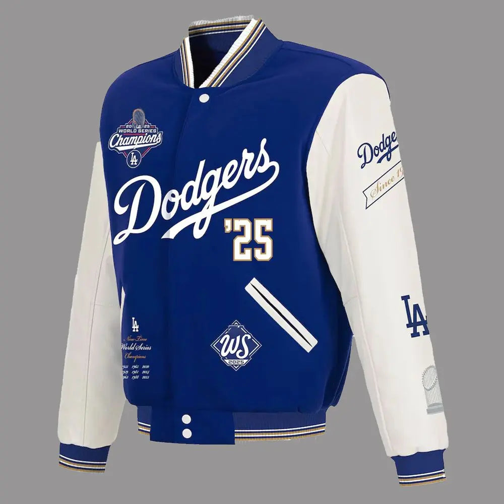 Dodgers 2025 World Series Champions Jacket theclothingtribe