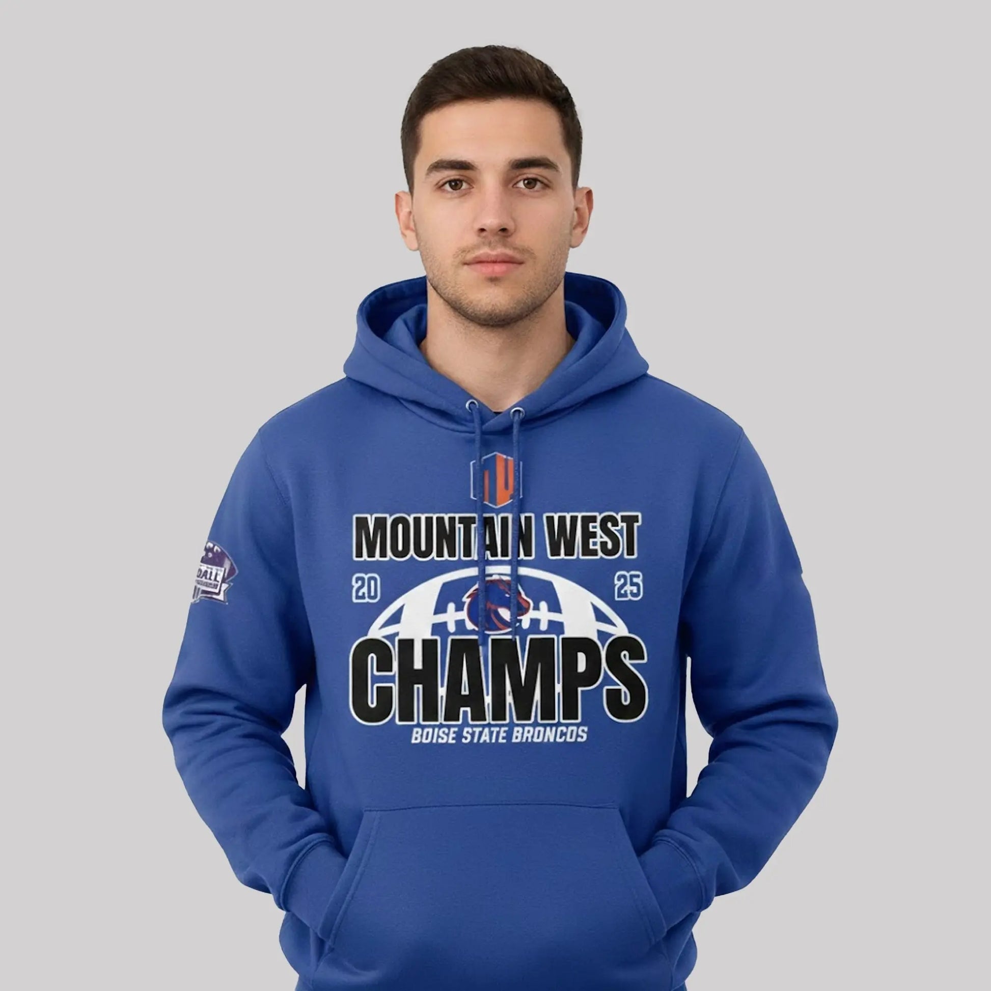 2025 Boise State Broncos Mountain West Football Champions Hoodie   theclothingtribe