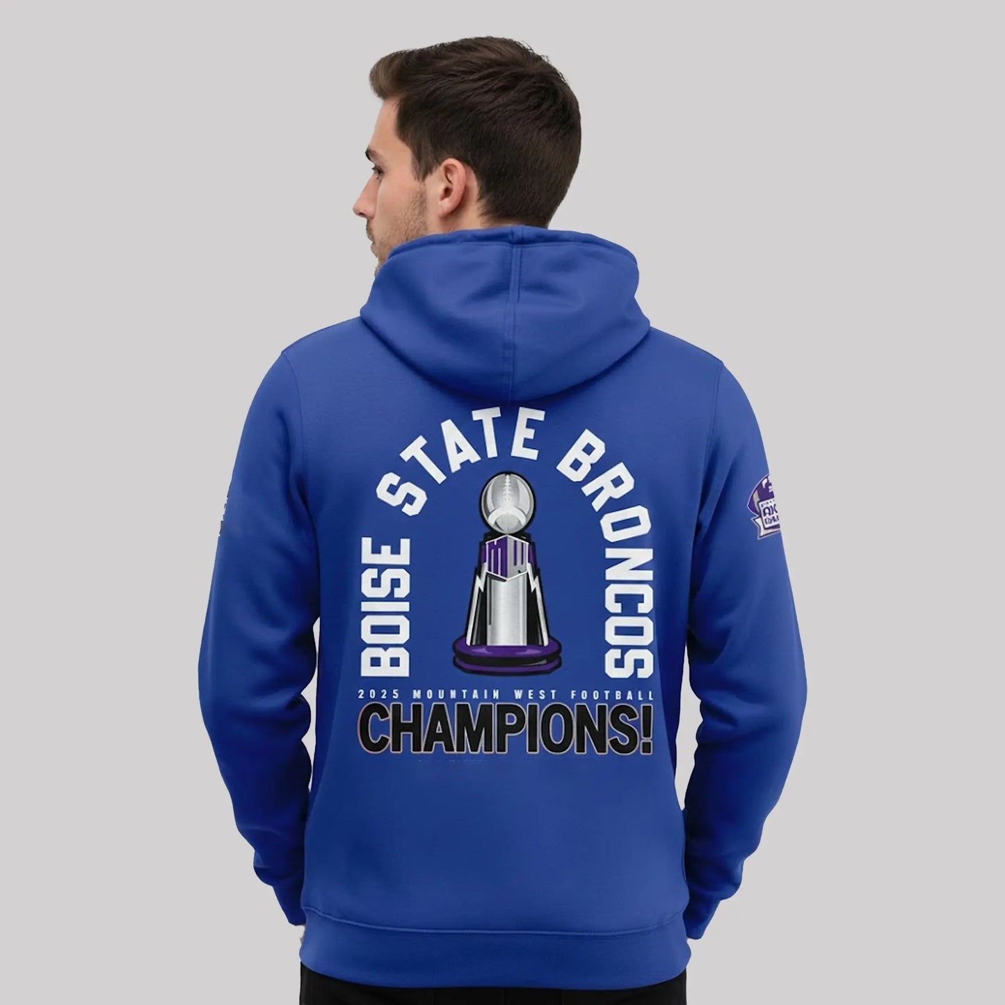 2025 Boise State Broncos Mountain West Football Champions Hoodie   theclothingtribe