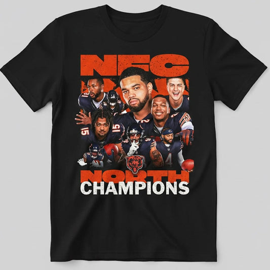 2025 Chicago Bears NFC North Champions Shirt