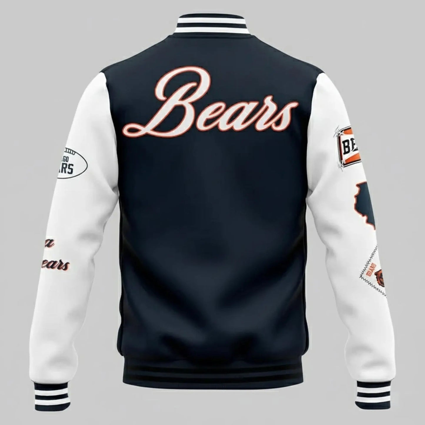 2025 Chicago Bears Varsity Jacket   theclothingtribe