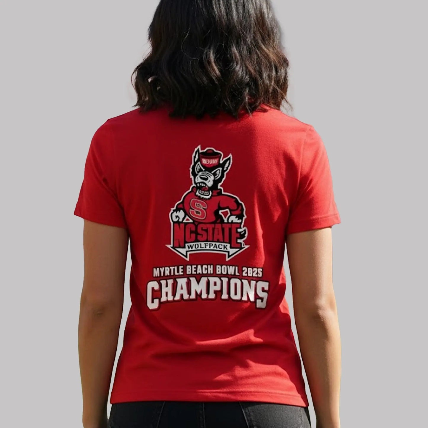 2025 Gasparilla Bowl Champs NC State Wolfpack Myrtle Beach Bowl Shirt