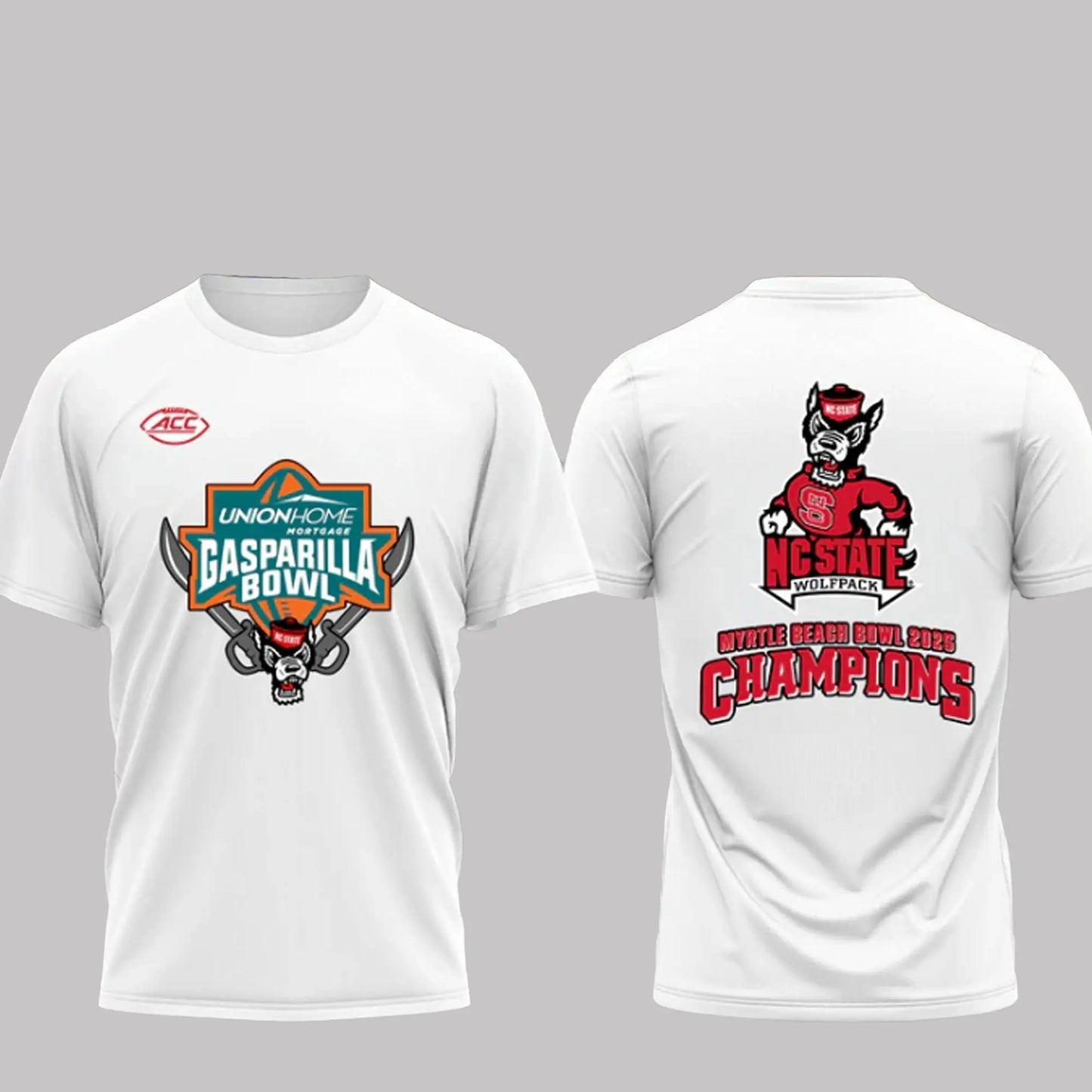 2025 Gasparilla Bowl Champs NC State Wolfpack Myrtle Beach Bowl Shirt