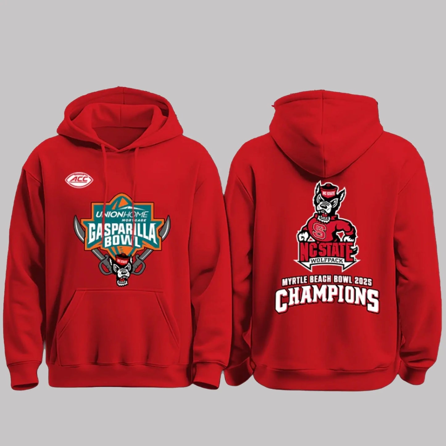 2025 Gasparilla Bowl Champs NC State Wolfpack Myrtle Beach Bowl Shirt