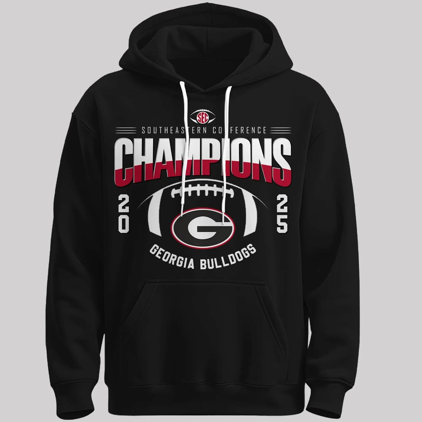2025 Georgia Bulldogs Southeastern Conference Champions Hoodie   theclothingtribe