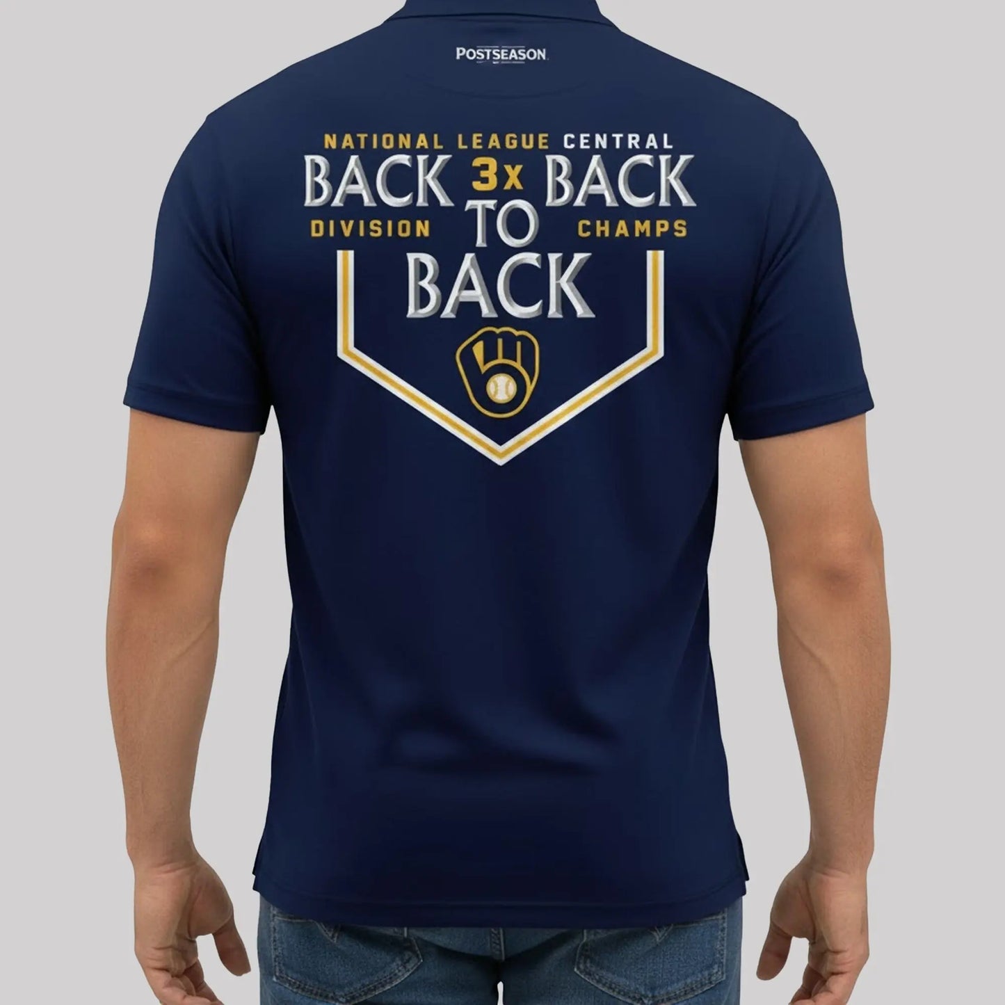 2025 Milwaukee Brewers Division Champions Back To Back 3x Back Shirt   theclothingtribe