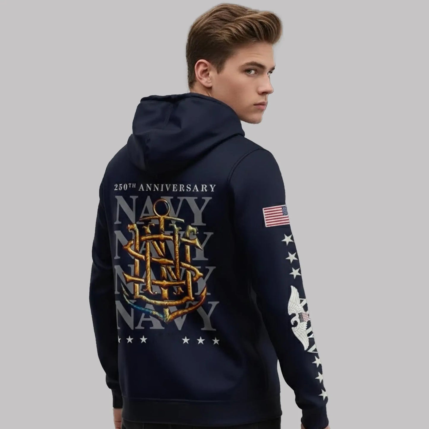2025 Navy Midshipmen 250th Anniversary Hoodie