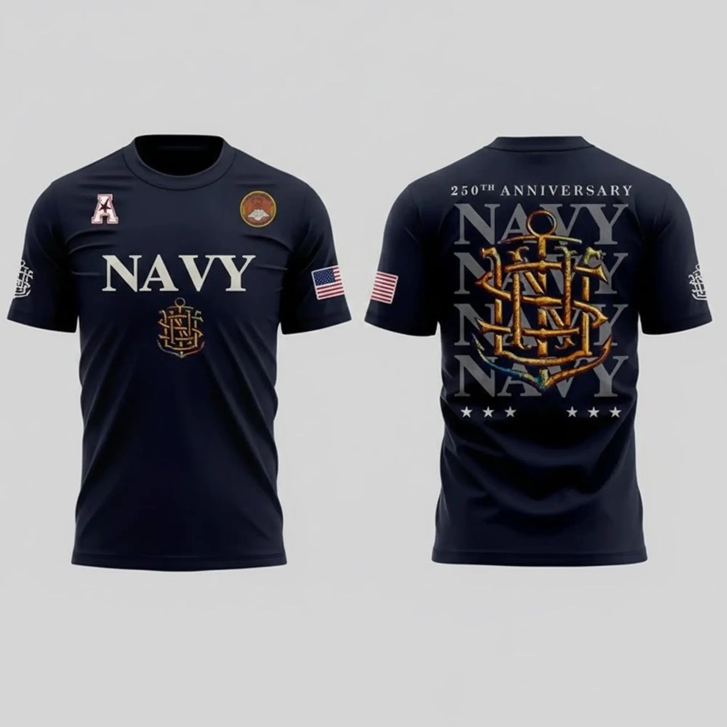 2025 Navy Midshipmen 250th Anniversary Hoodie