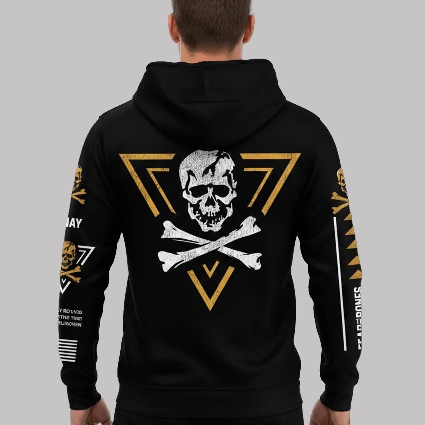 2025 Navy Midshipmen Fear The Bones Hoodie