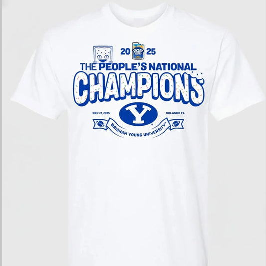 2025 Pop Tarts Bowl BYU Cougars The People's National Champions Shirt