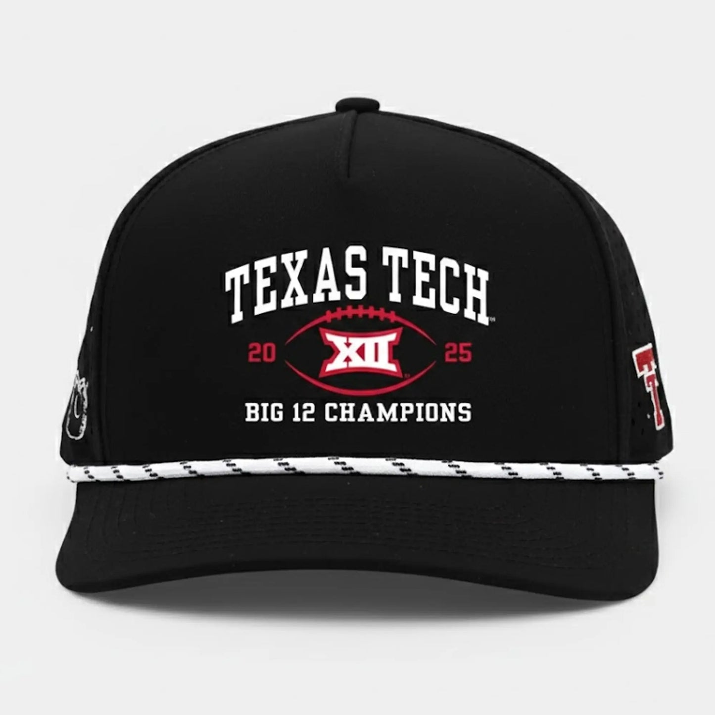 2025 Texas Tech Big 12 Champions Hat   theclothingtribe