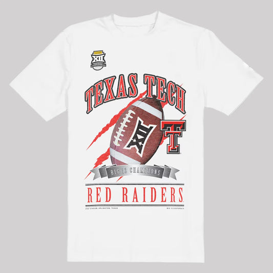 2025 Texas Tech Red Raiders Big 12 Champions Shirt   theclothingtribe