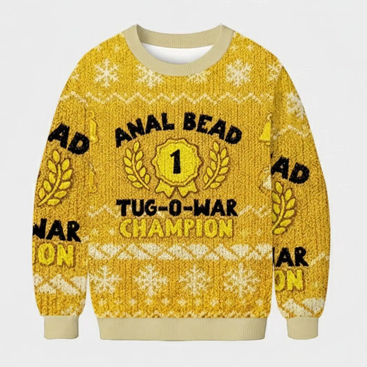 2025 Anal Bead Tug O War Champion Ugly Sweater theclothingtribe