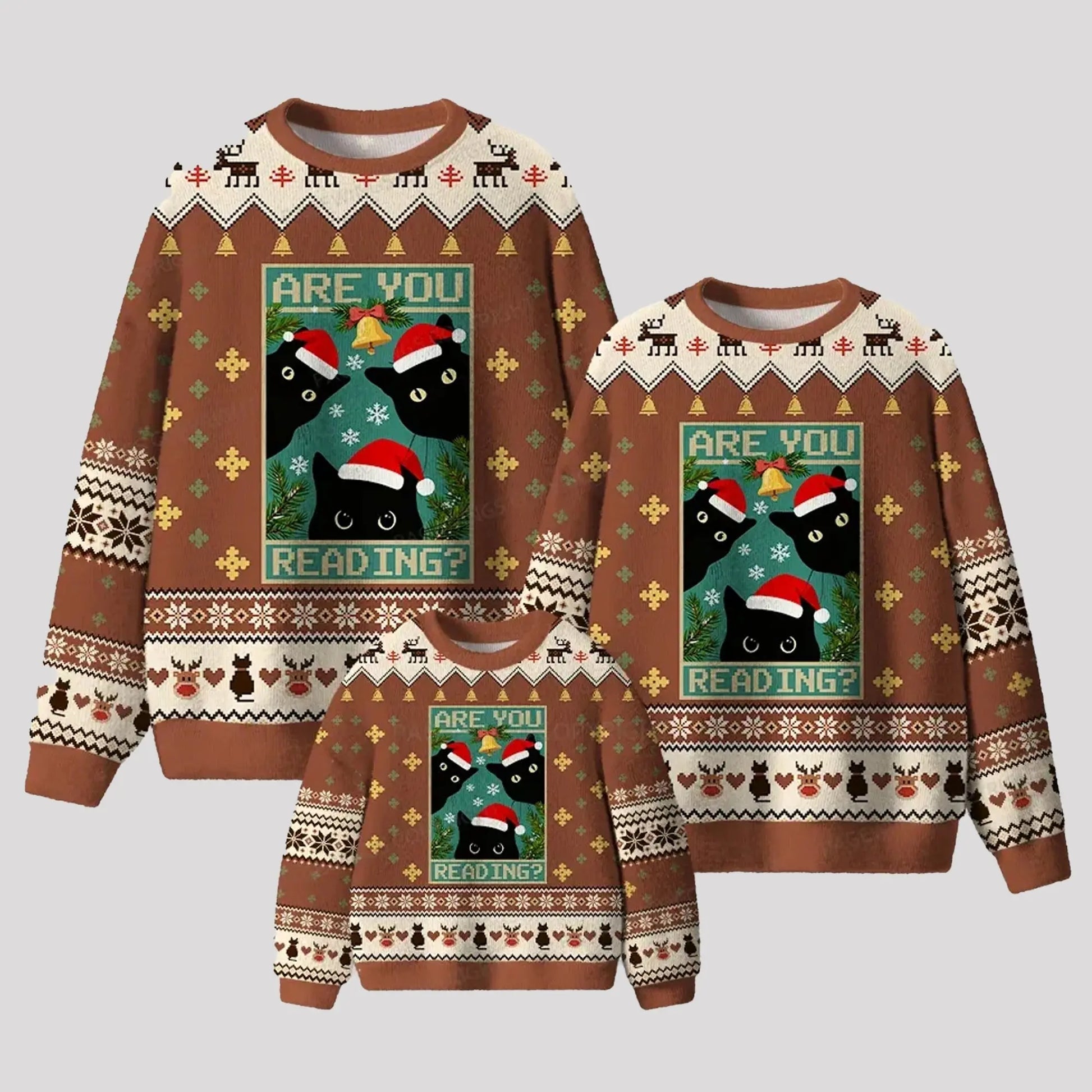 2025 Are You Reading Ugly Sweater theclothingtribe