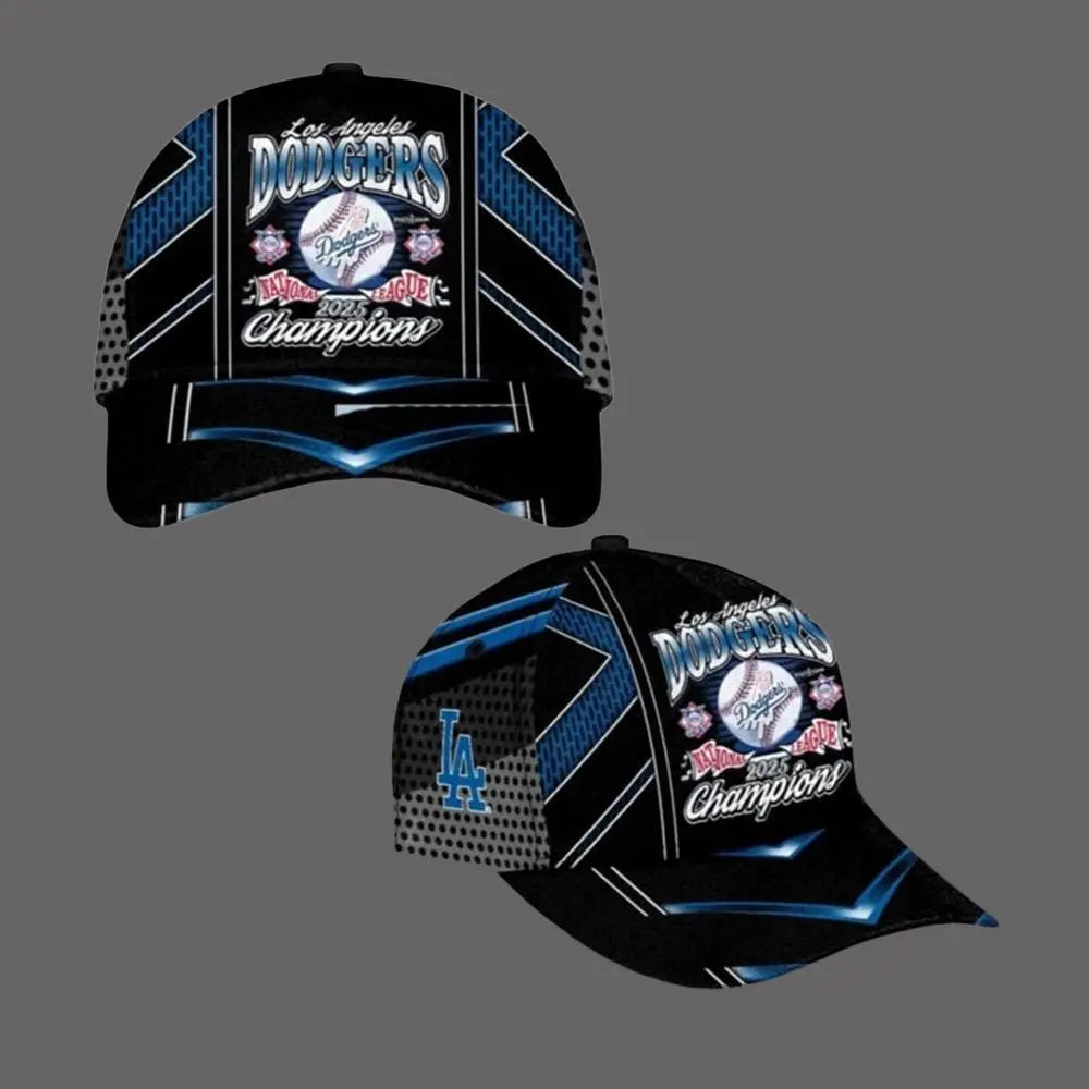 Dodgers 2025 National League Champions Cap theclothingtribe
