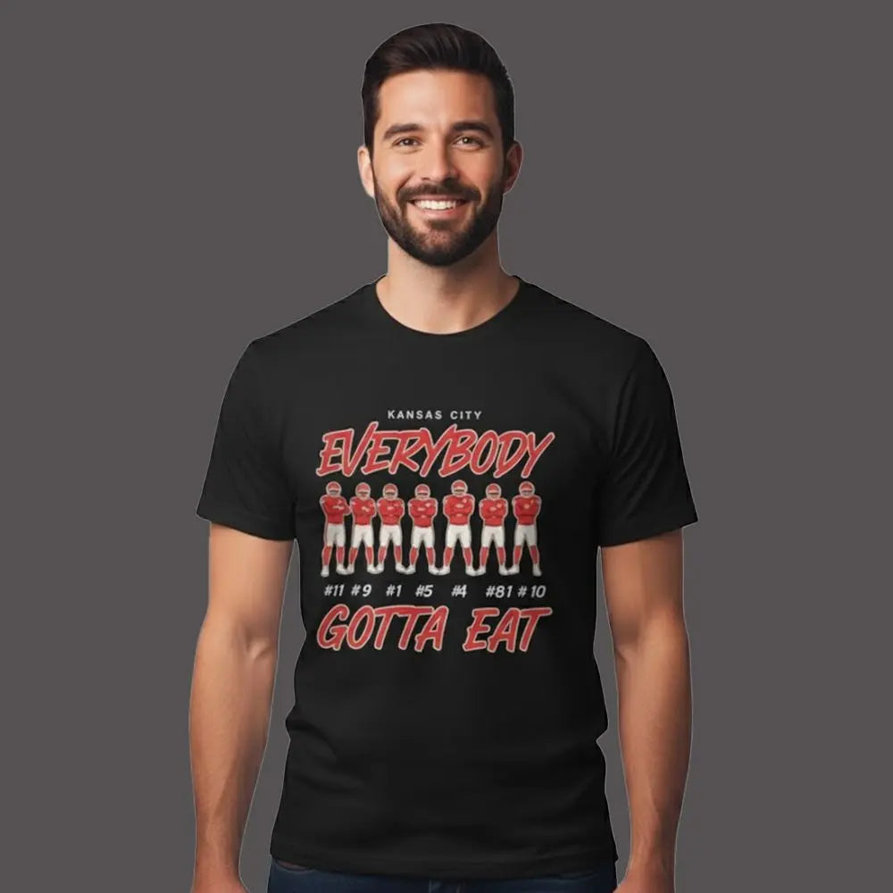 2025 Kc Chief Rashee Rice Everybody Gotta Eat Shirt theclothingtribe