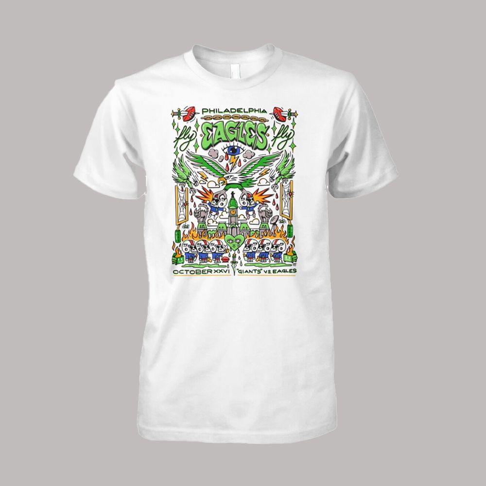 Doodle Art Philadelphia Eagles Giants Vs. Eagles Shirt