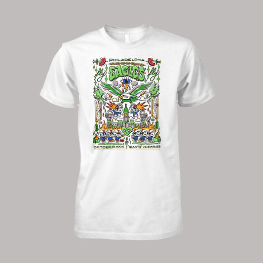 Doodle Art Philadelphia Eagles Giants Vs. Eagles Shirt