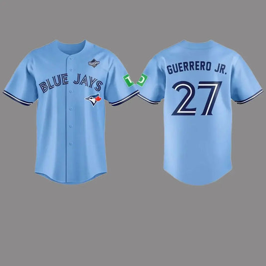 Guerrero Jr Blue Jays 2025 World Series Baseball Jersey theclothingtribe