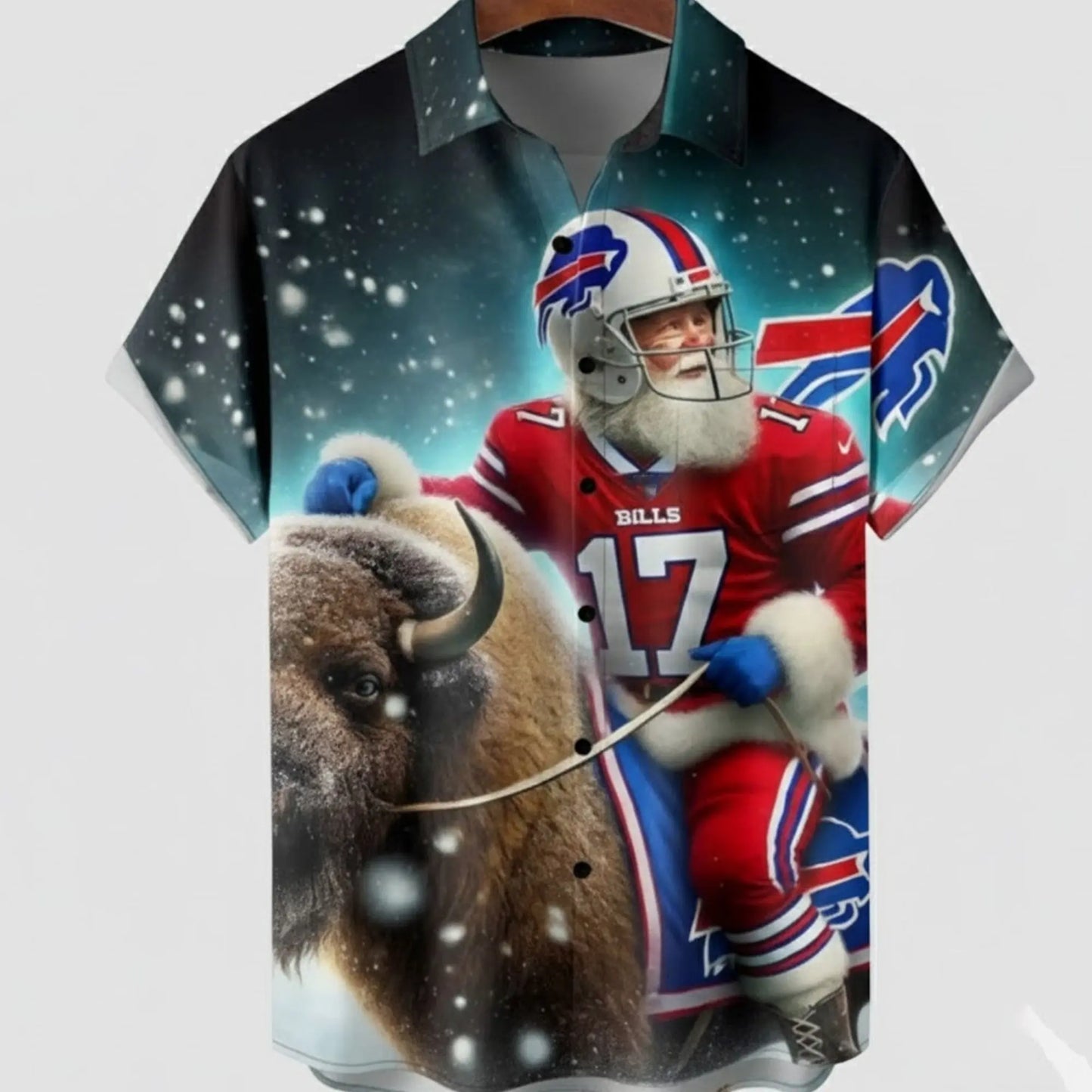 2025 Buffalo Bills Santa Hawaiian Shirt   theclothingtribe