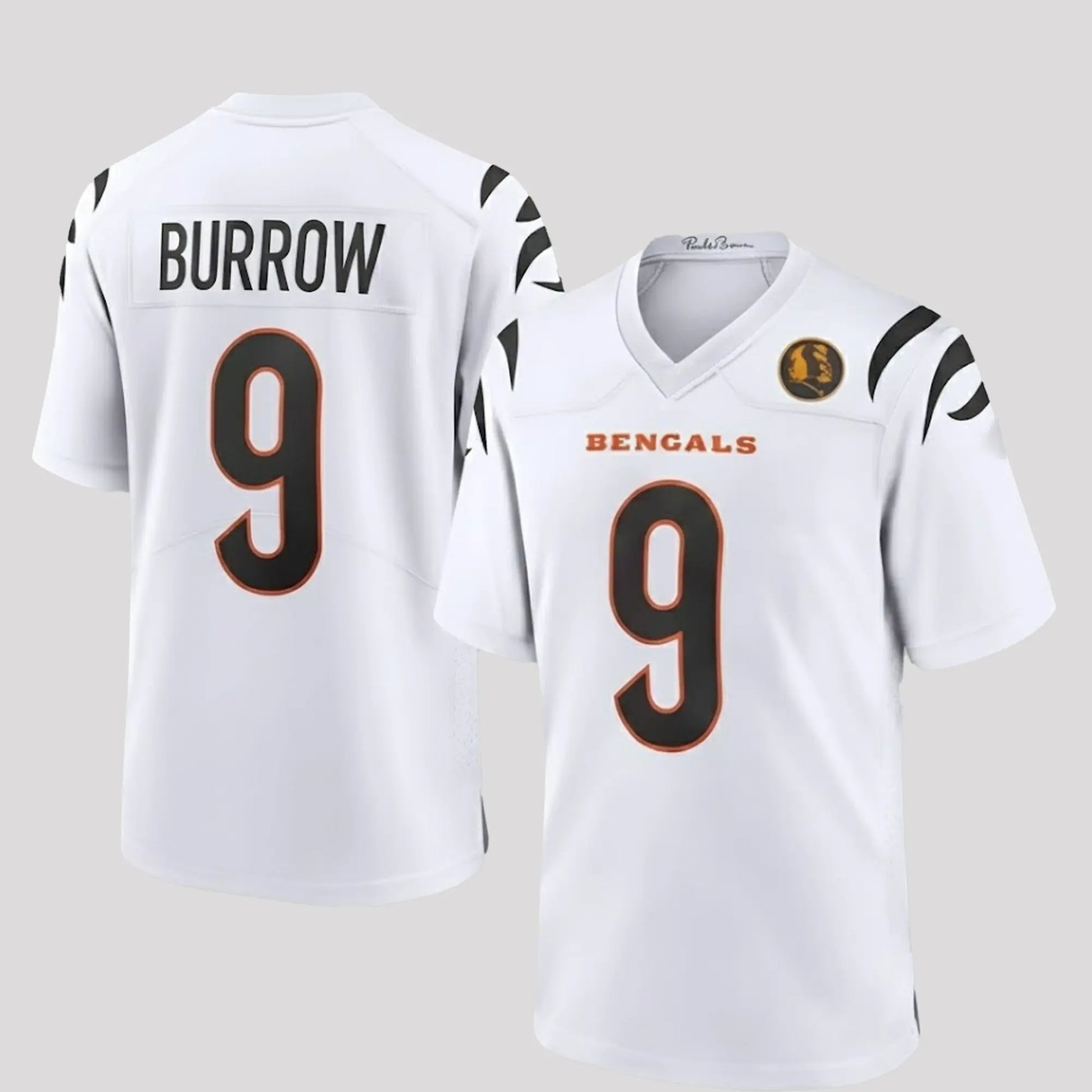2025 Cincinnati Bengals Joe Burrow John Madden Patch Jersey   theclothingtribe