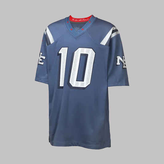 2025 Drake Maye New England Patriots Storm Blue Jersey theclothingtribe