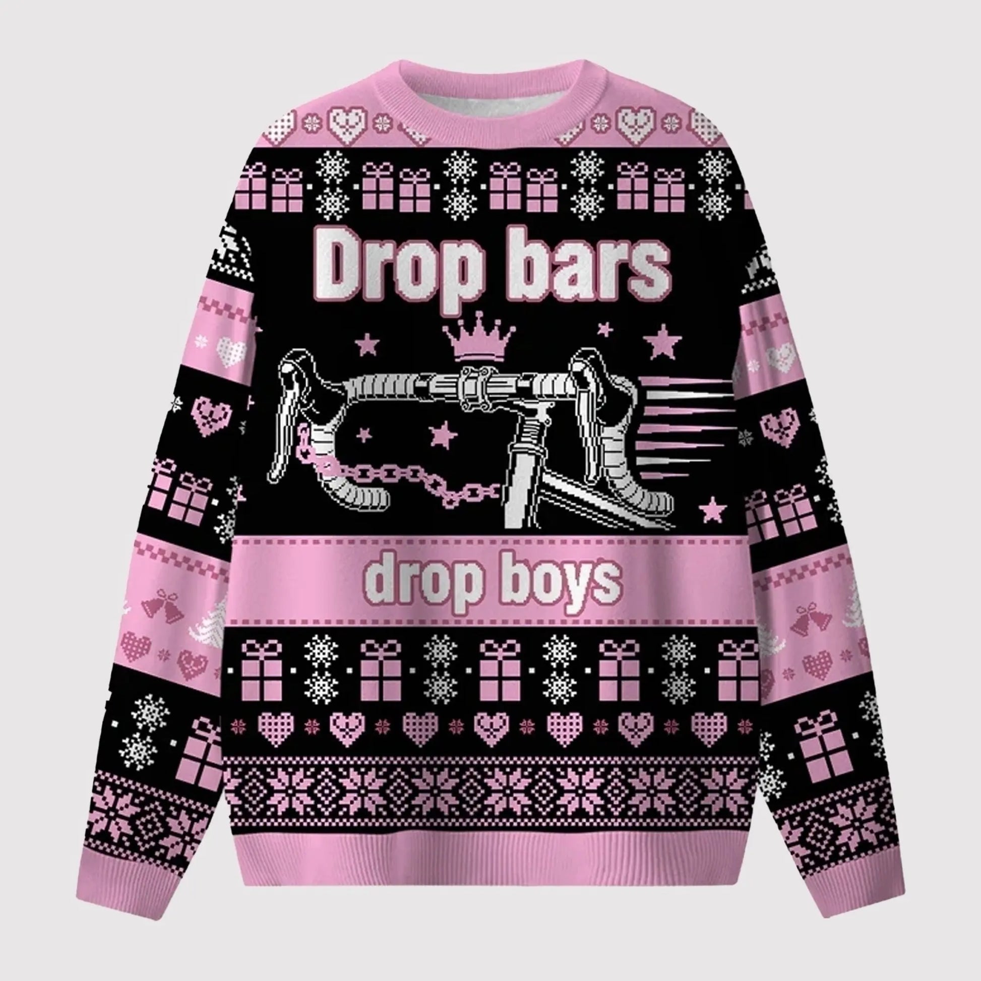 2025 Drop Bars Drop Boys Ugly Sweater   theclothingtribe