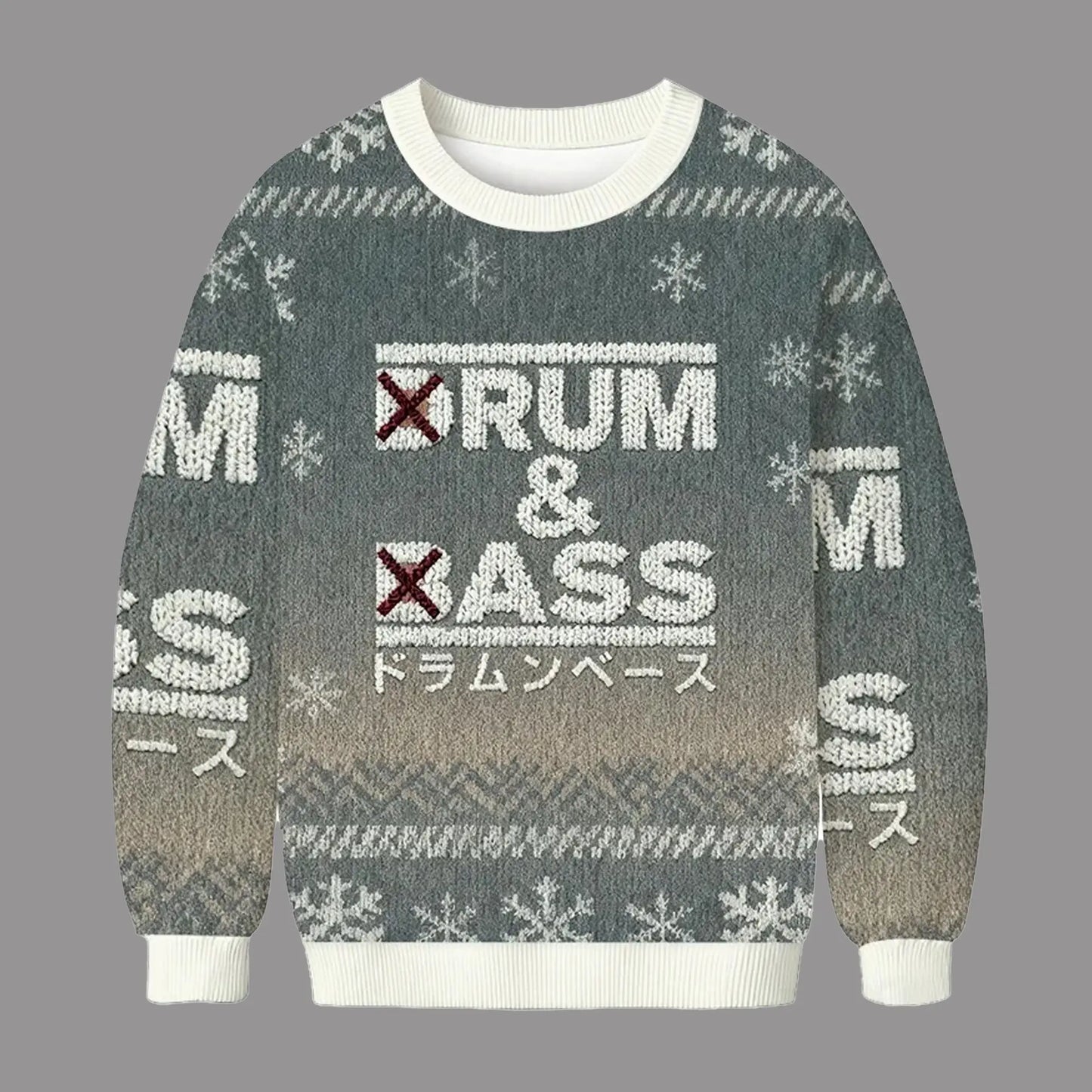 2025 Drum And Bass Ugly Sweater theclothingtribe