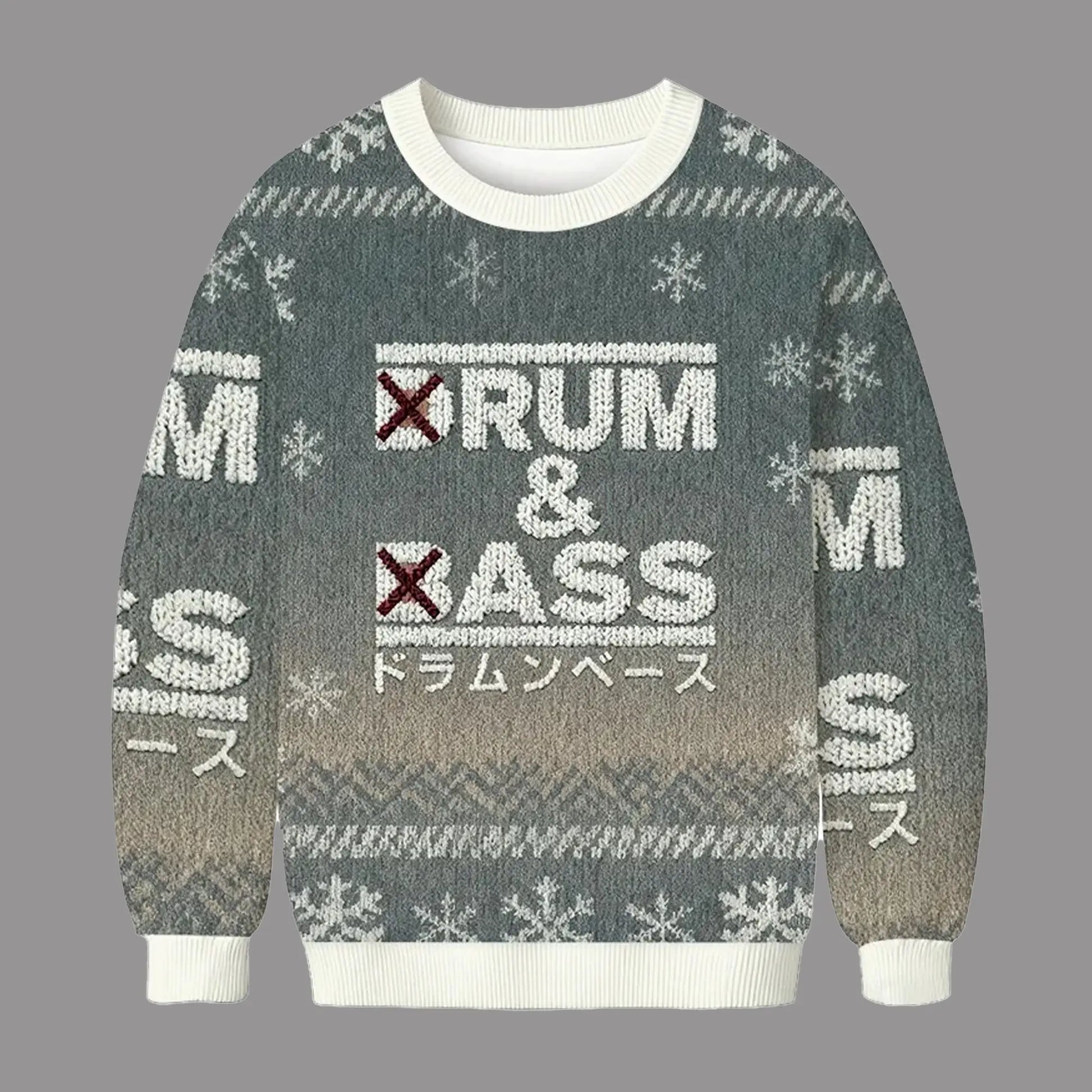 2025 Drum And Bass Ugly Sweater theclothingtribe