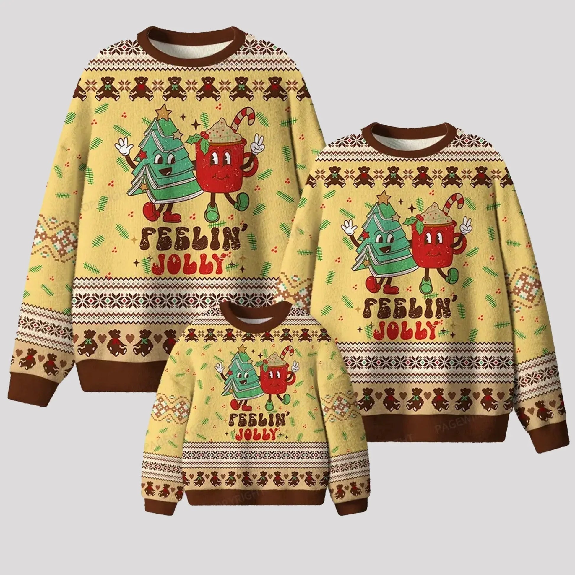 2025 Feelin Jolly Ugly Sweater theclothingtribe