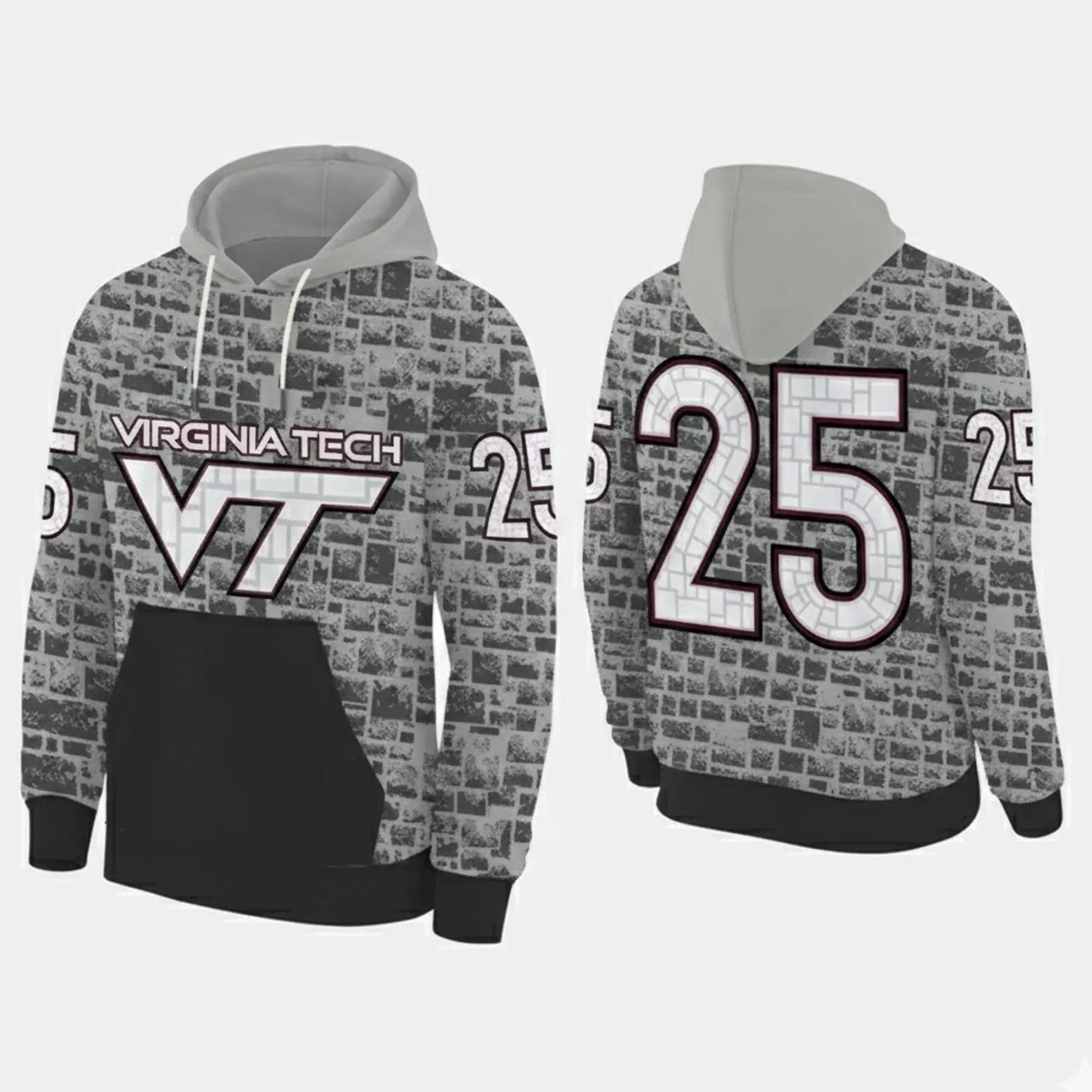 2025 Hokie Stone Virginia Tech Hokies Hoodie theclothingtribe