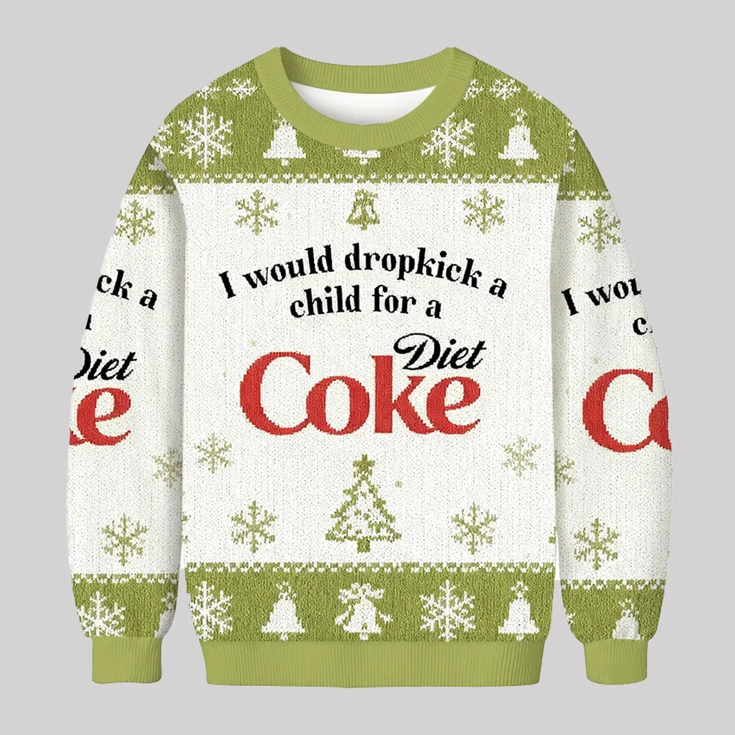 2025 I Would Dropkick A Child For A Diet Coke Ugly Sweater theclothingtribe