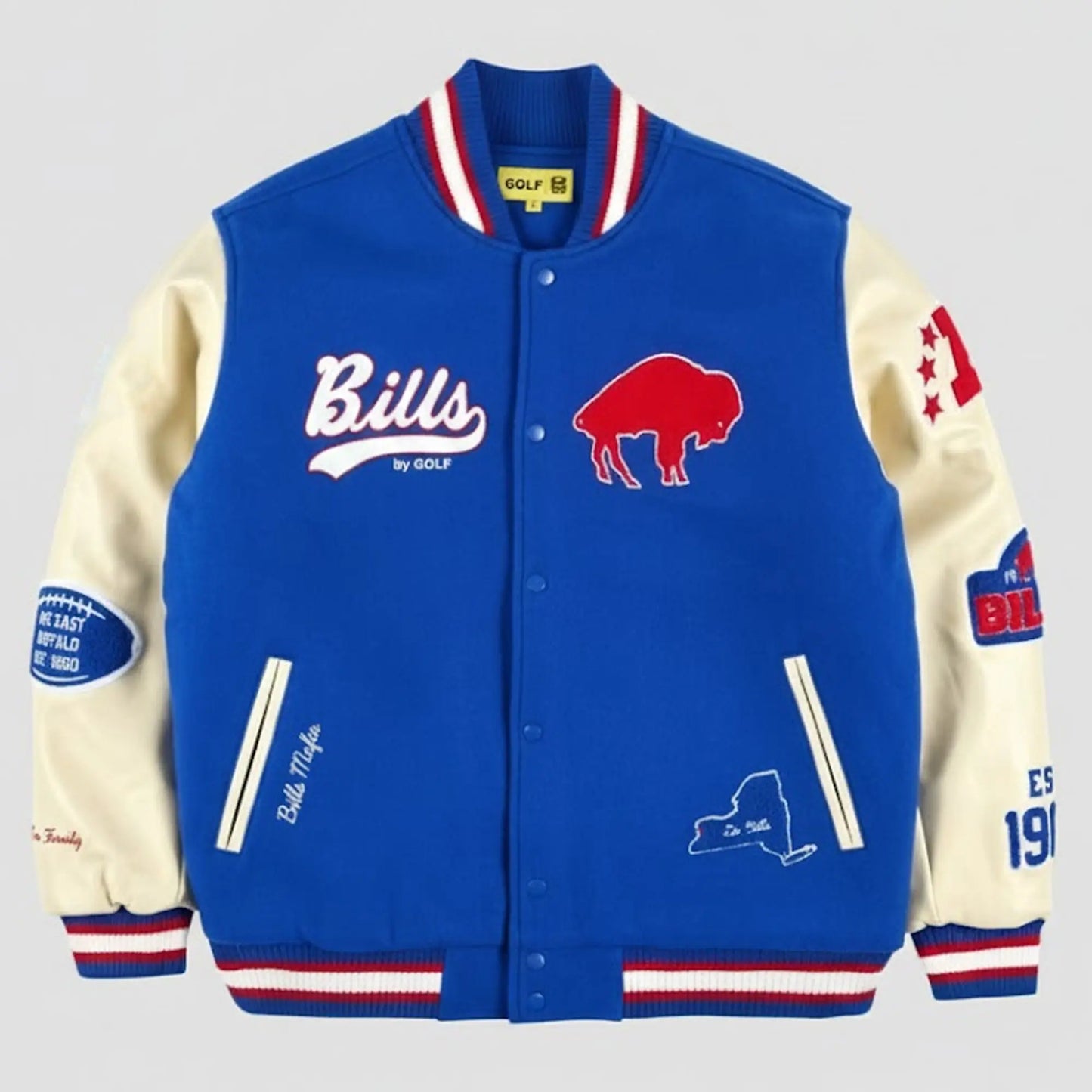 2025 James Cook Buffalo Bills By Golf Jacket   theclothingtribe