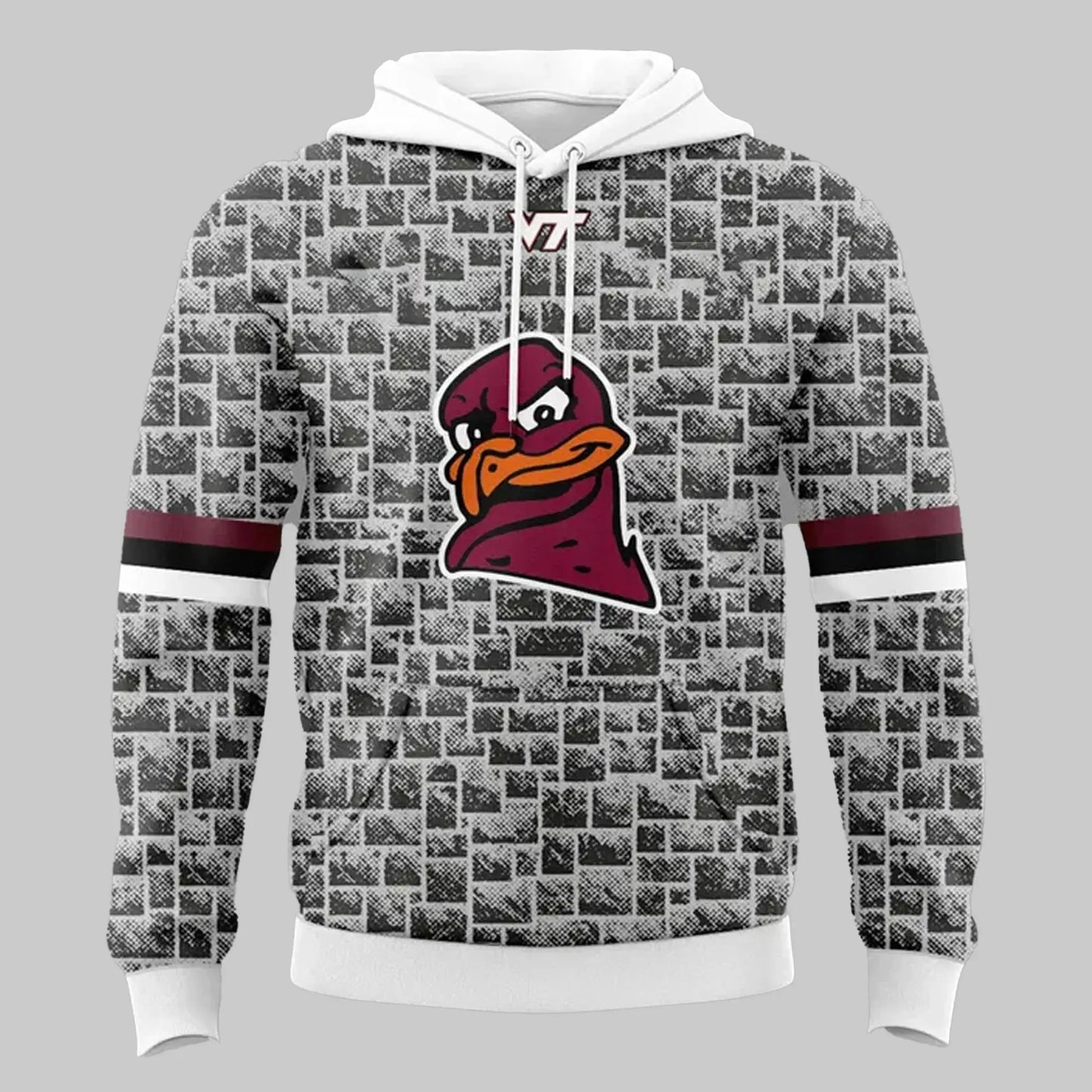 2025 Mascot HokieBird Hokie Stone Virginia Tech Hoodie theclothingtribe