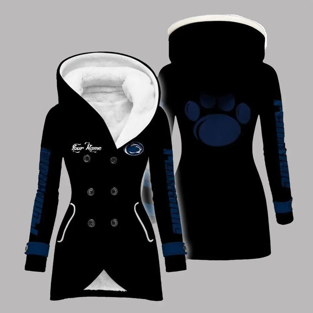 2025 Nittany Lions Long Hooded Fleece Jacket theclothingtribe