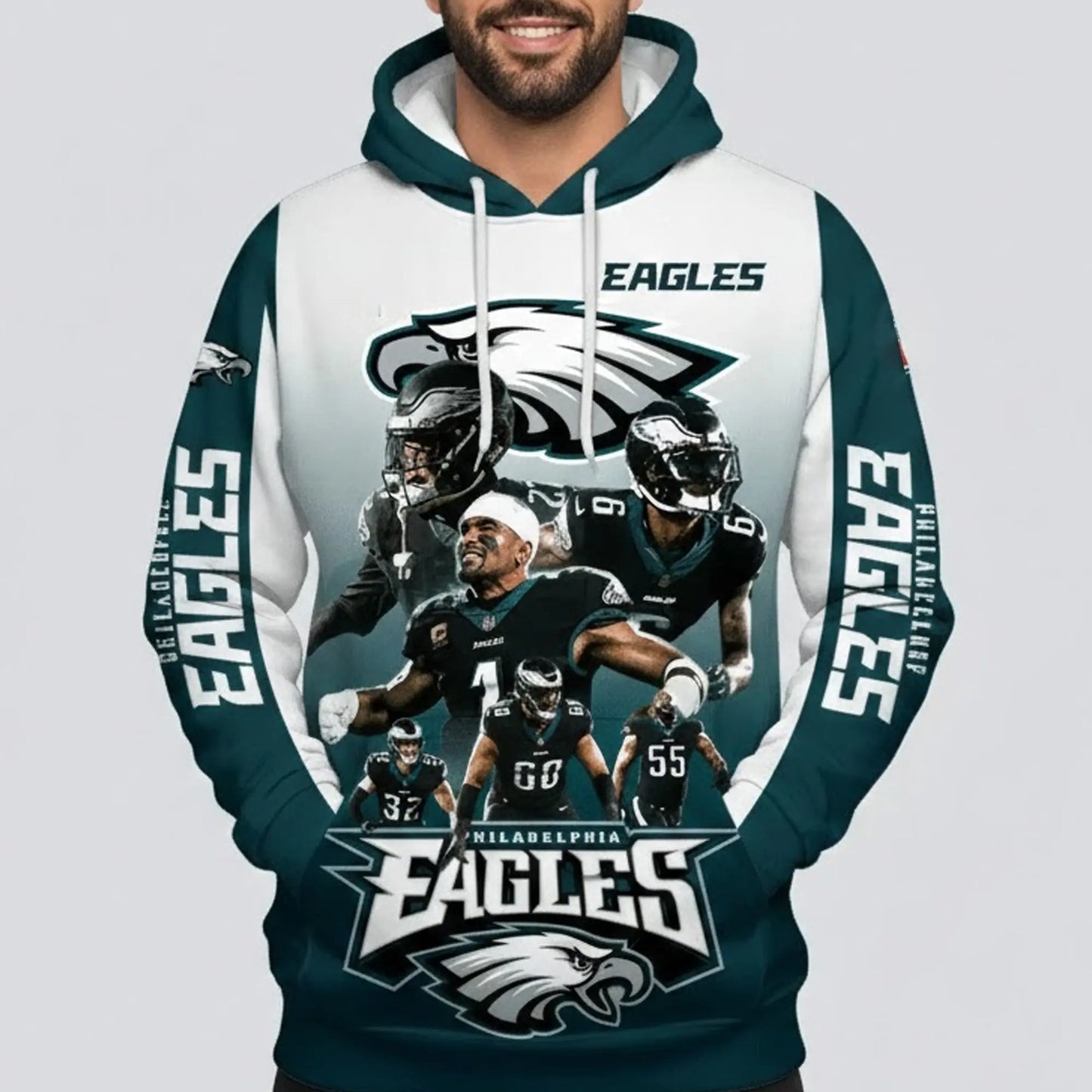 2025 Philadelphia Eagles Player Hoodie   theclothingtribe