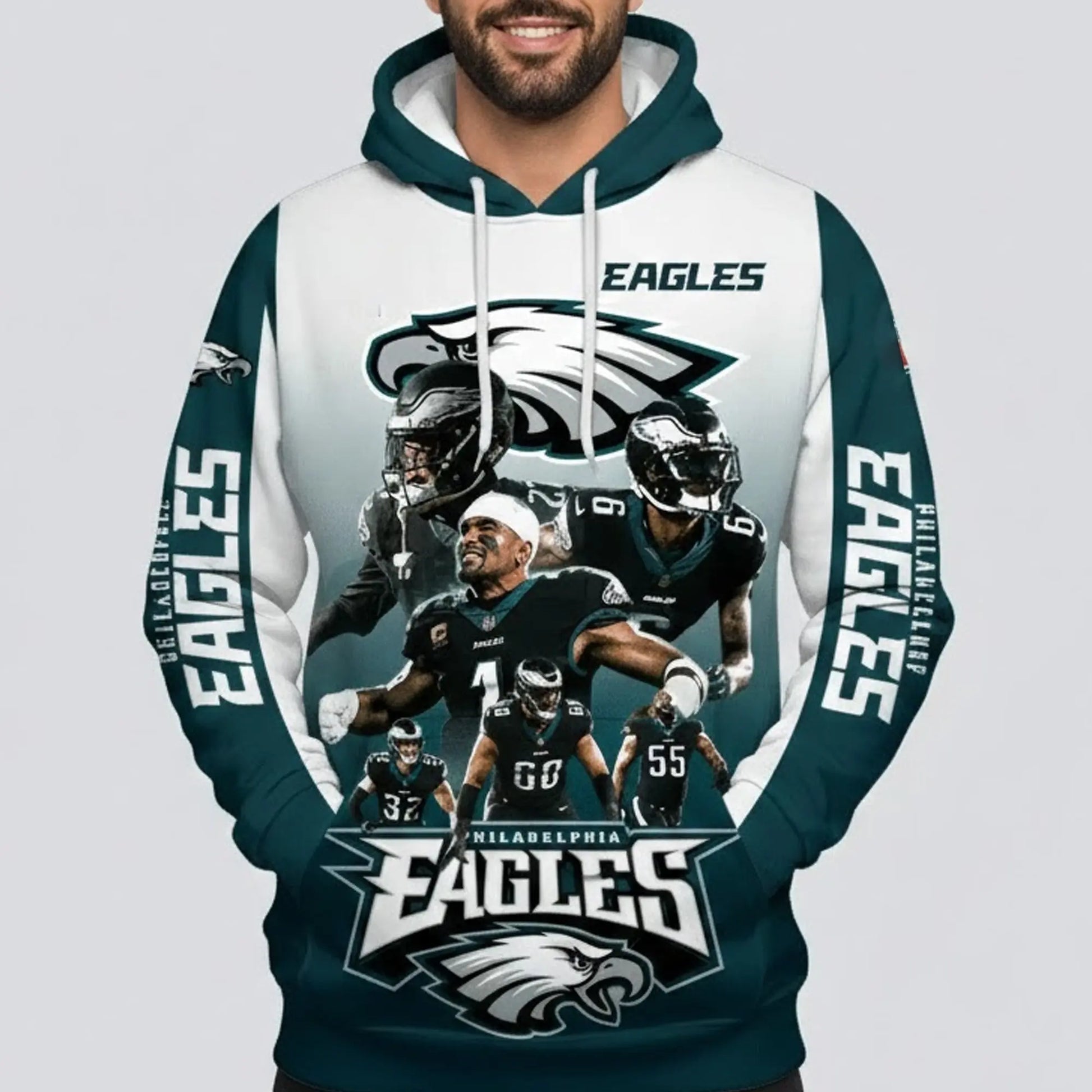 2025 Philadelphia Eagles Player Hoodie   theclothingtribe