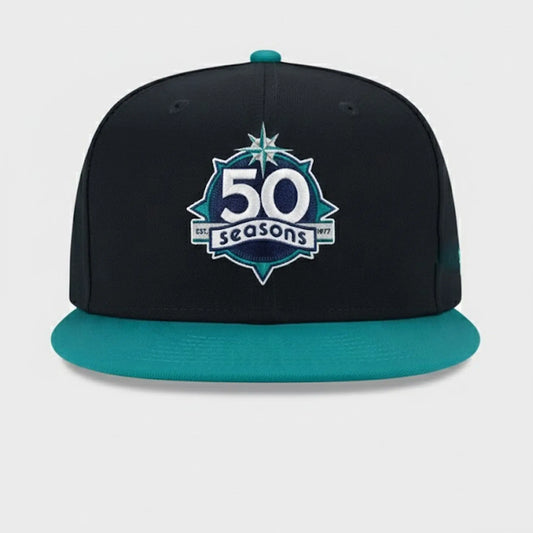 2025 Seattle Mariners 50 Seasons Hat theclothingtribe