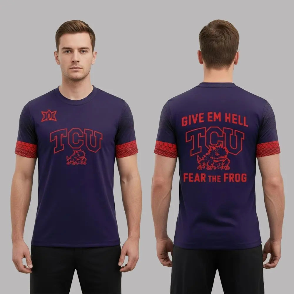 2025 TCU Give Em Hell Fear The Frog Shirt theclothingtribe