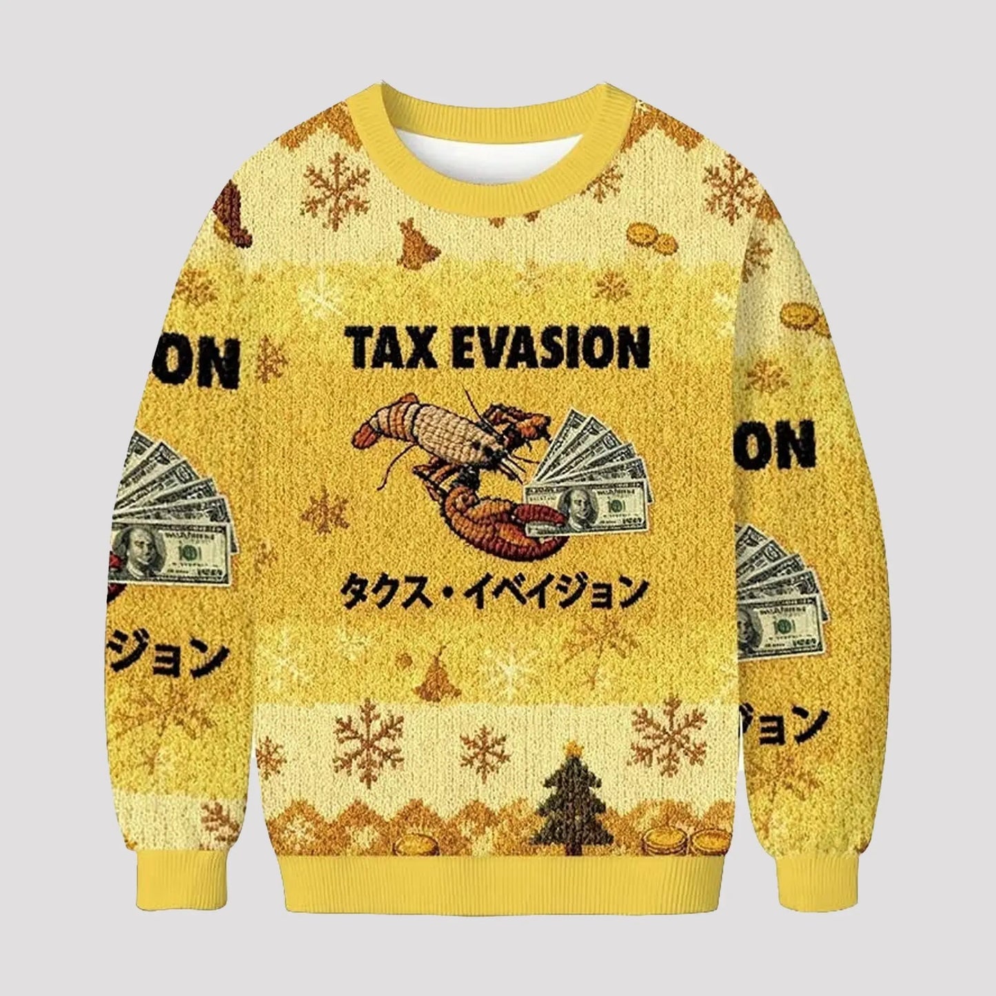 2025 Tax Evasion Ugly Sweater theclothingtribe