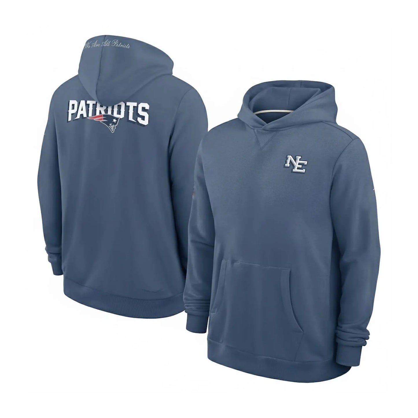 2025 We Are All Patriots Rivalries Storm Blue Hoodie theclothingtribe