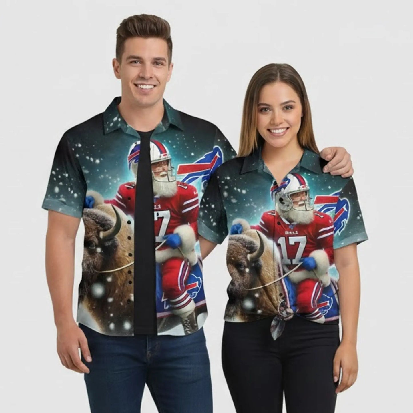 2025 Buffalo Bills Santa Hawaiian Shirt   theclothingtribe