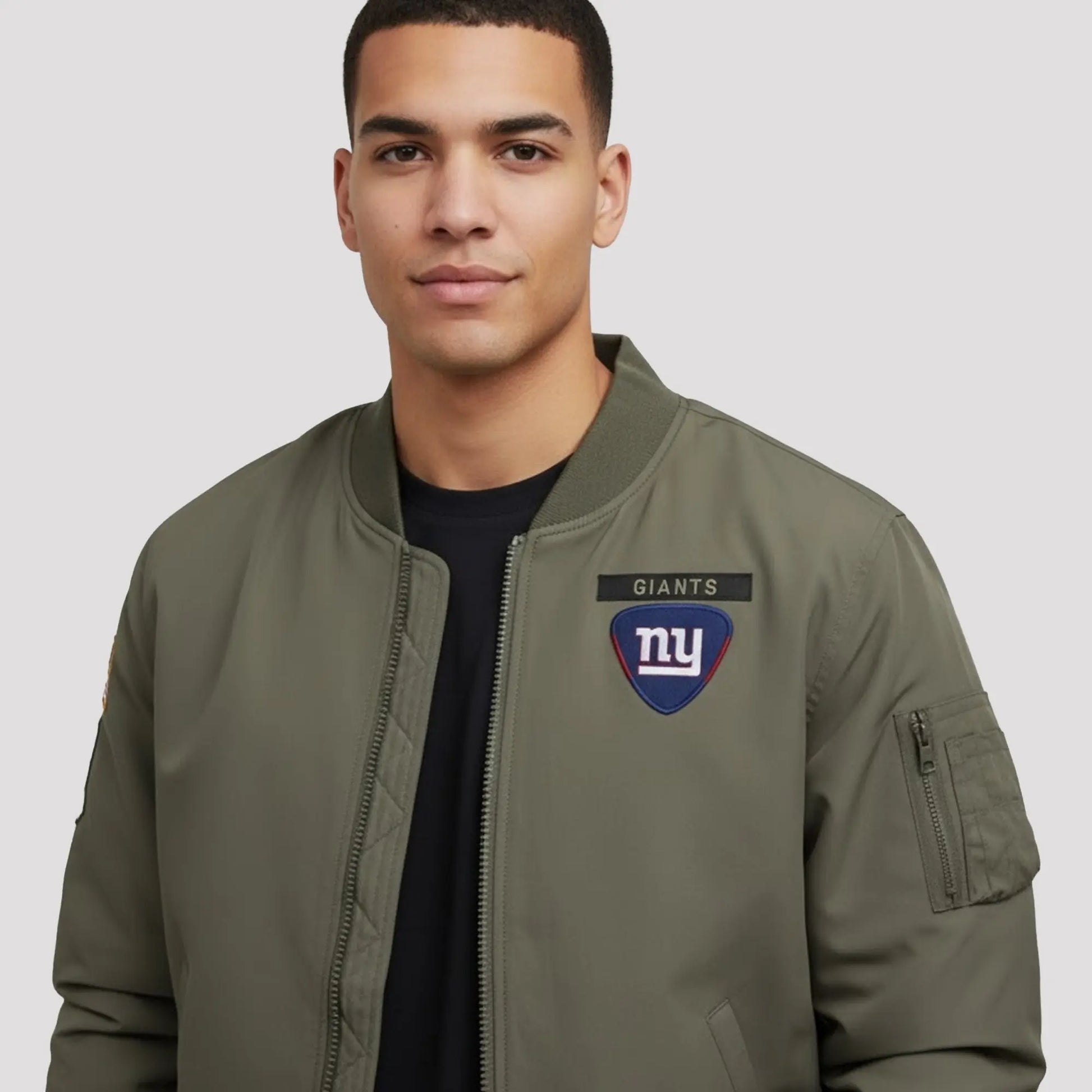 2025 Cam Skattebo New York Giants Salute To Service Jacket theclothingtribe
