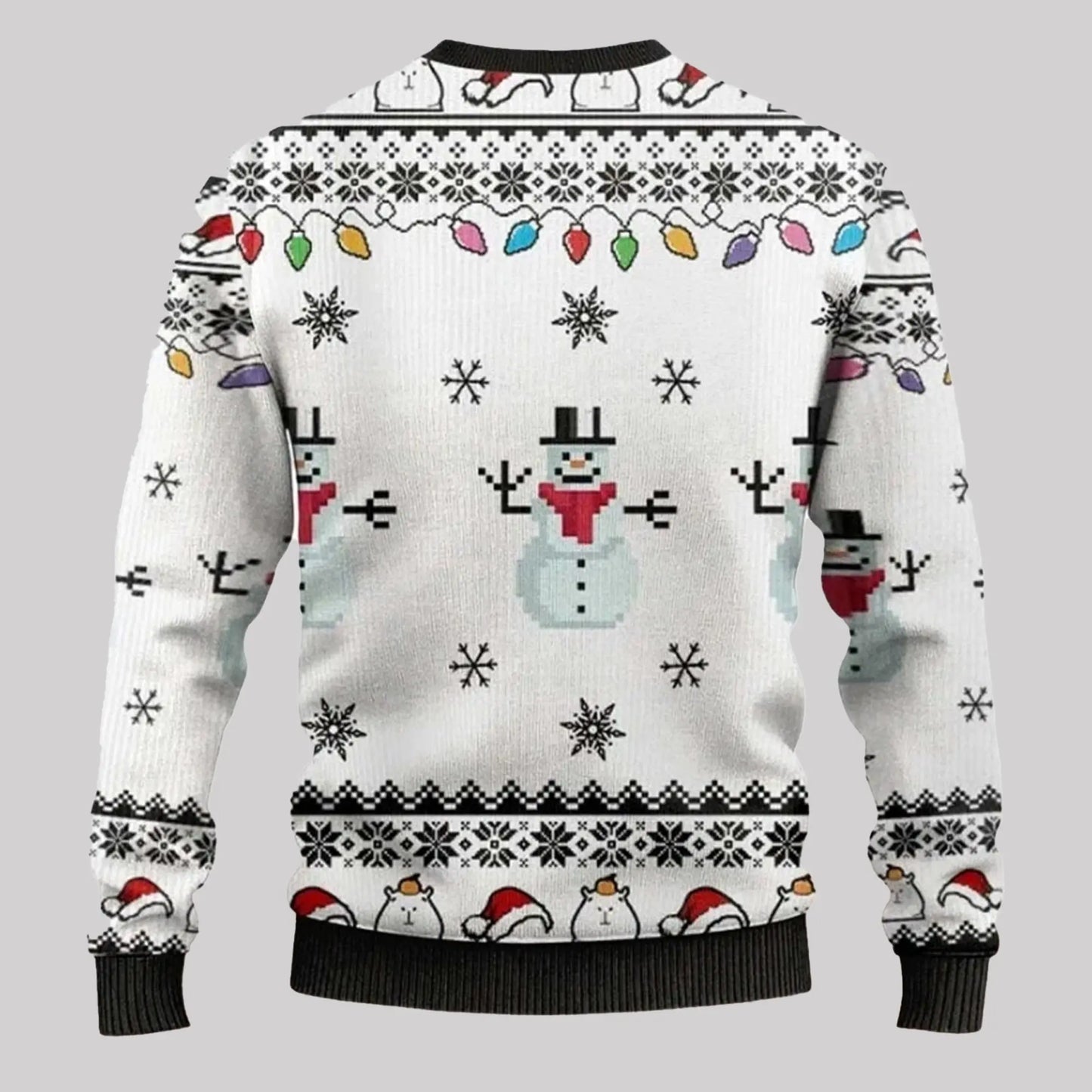 2025 Capybara Smoking Ugly Sweater   theclothingtribe