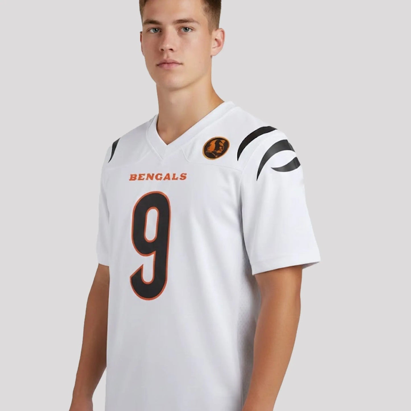 2025 Cincinnati Bengals Joe Burrow John Madden Patch Jersey   theclothingtribe