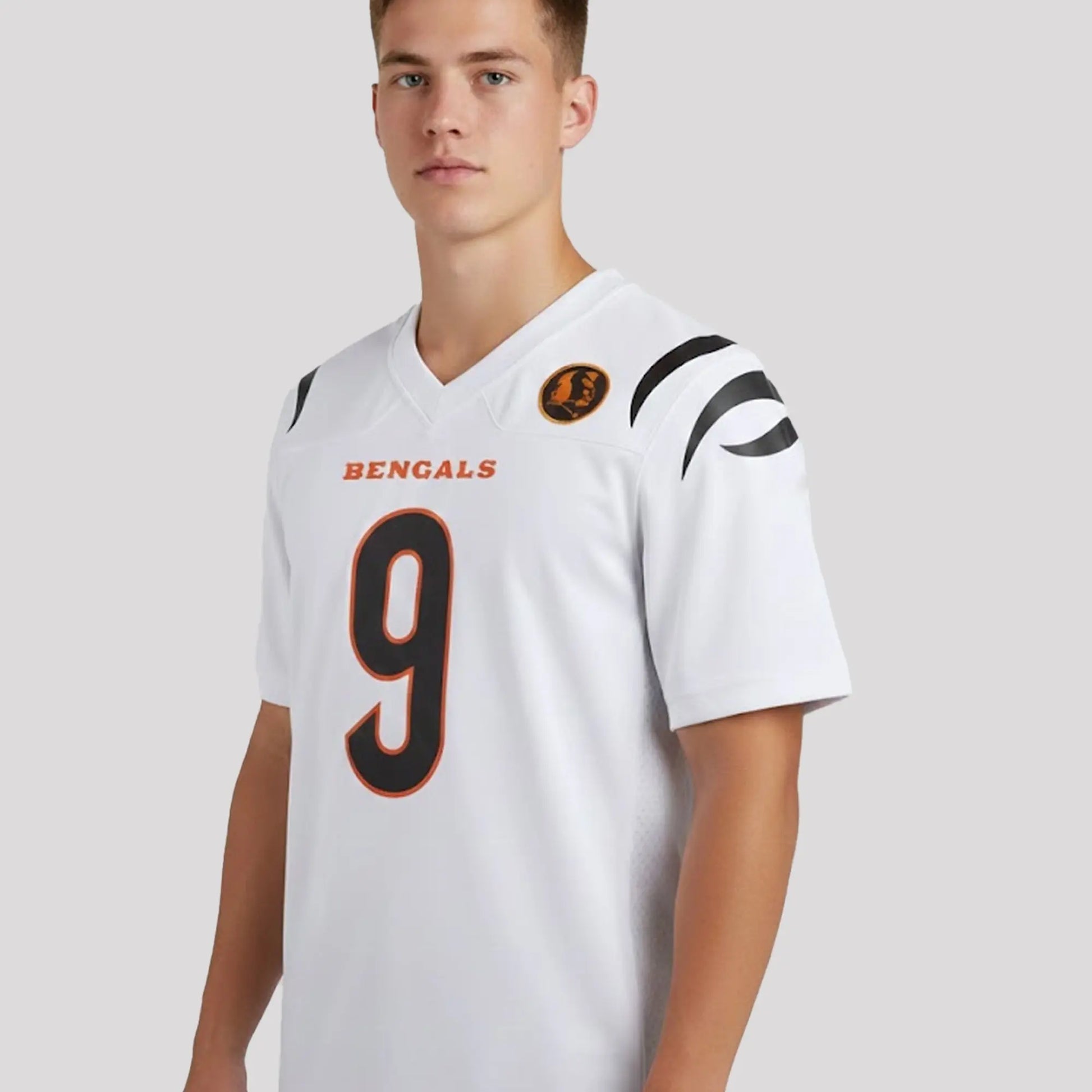 2025 Cincinnati Bengals Joe Burrow John Madden Patch Jersey   theclothingtribe