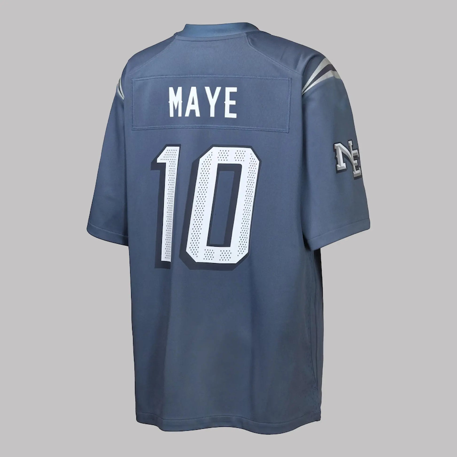2025 Drake Maye New England Patriots Storm Blue Jersey theclothingtribe