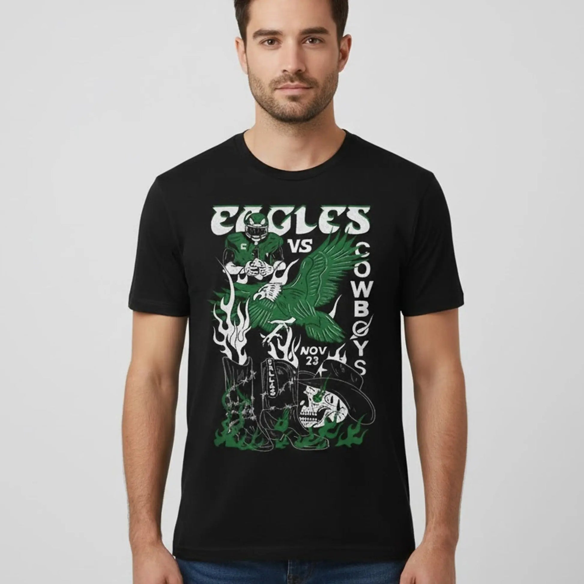 2025 Eagles Showdown in Dallas Shirt theclothingtribe