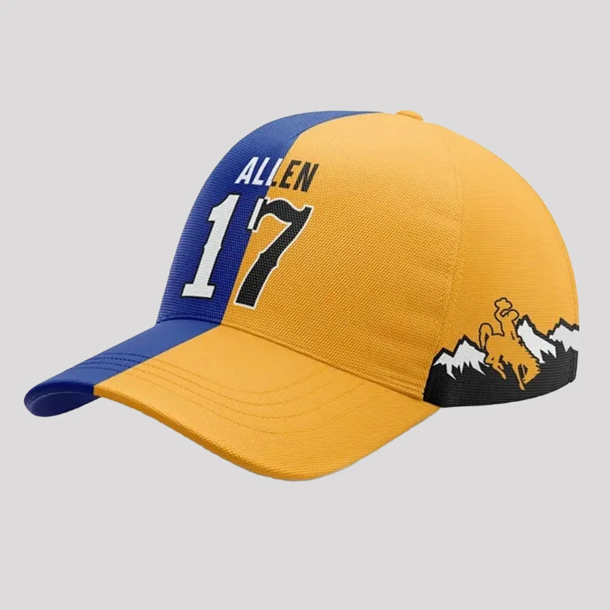 2025 Josh Allen 17 Buffalo Bills x Wyoming Cowboys Hoodie   theclothingtribe